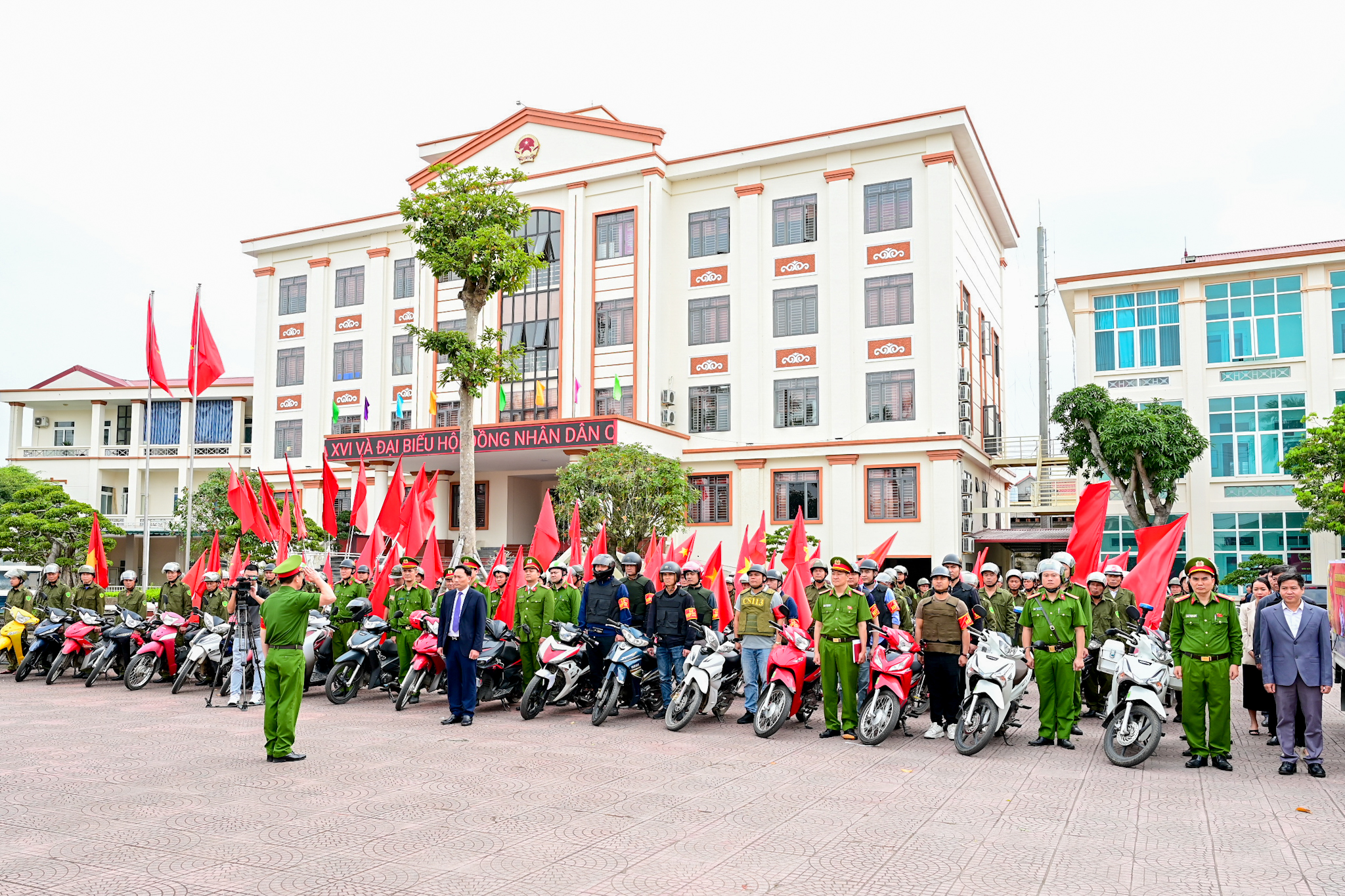 Xã Tiên Lãng ra quân bảo đảm ANTTcuộc bầu cử đại biểu Quốc hội khóa XVI và bầu cử đại biểu Hội đồng nhân dân các cấp nhiệm kỳ 2026 – 2031